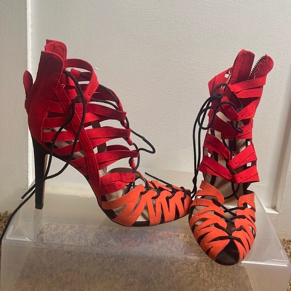 Zara shows Red and Orange. Wore once